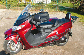 Suzuki Burgman 400 Mobec Gipsy Gespann