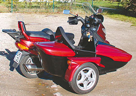 Suzuki Burgman 400 Mobec Gipsy Gespann