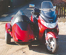 Suzuki Burgman 400 Mobec Gipsy Gespann