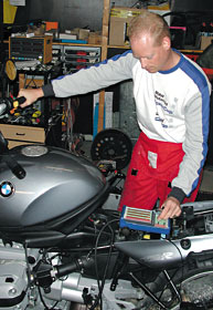 Eric Erfurth mit dem Tecmate