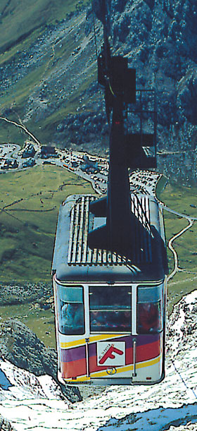 Seilbahn zum Sass Pordoi