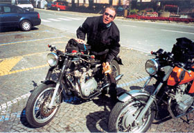 Cappuccino-Pause in Edolo