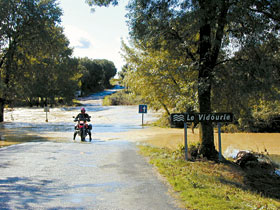 Land unter am Vidourie