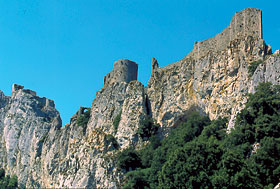 Die Festung von Peyrepertuse