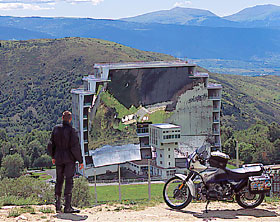 Der Sonnenofen von Odeillo