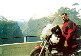 Thomas Schaefer am Geiranger Fjord