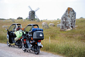 Die eisenzeitliche Grabstätte Gavfålt.