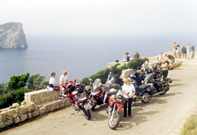 Mit dem Motorrad auf Mallorca