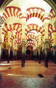 Die Halle der 1000 Säulen in Cordoba