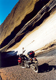 Farbige Erdschichten