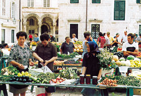 Markt in Dubrovnik