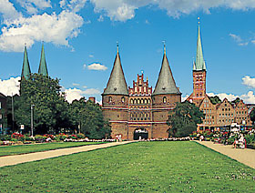Das Holstentor in Lübeck