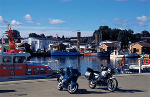 Usedom mit Motorrädern