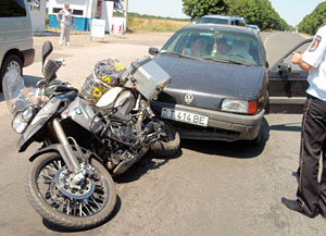 Mit dem Motorrad von Hamburg nach Moskau