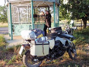 Mit dem Motorrad von Hamburg nach Moskau