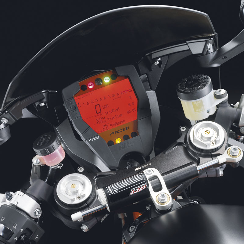 KTM RC8 R 2010 Cockpit