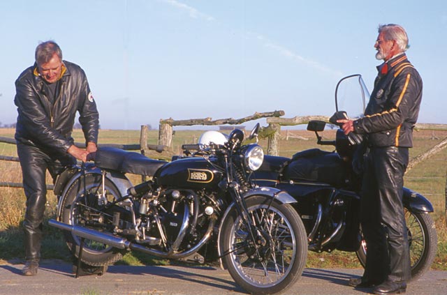 Vincent Black Prince & Black Knight