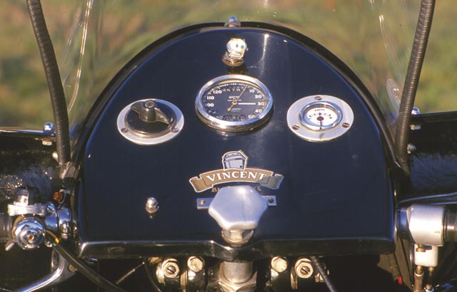 Vincent Black Knight Cockpit