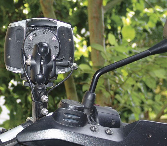 Navigation mit dem Garmin zumo 550