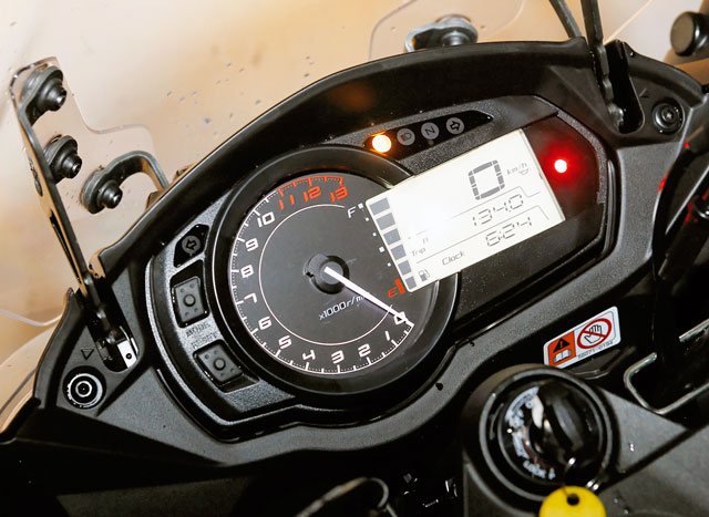 Kawasaki Z 1000 SX Modell 2011 Cockpit