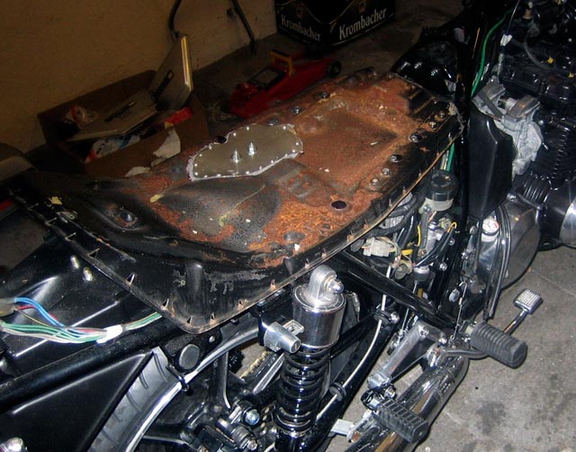 Kawasaki Z550 Sitzbank