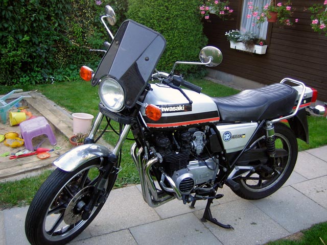 Kawasaki Z550 vorher