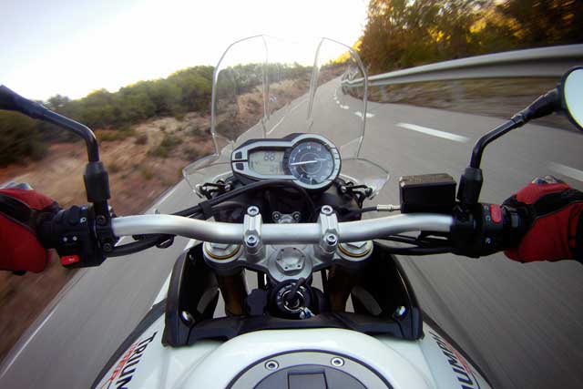 Triumph Tiger 800 Cockpit