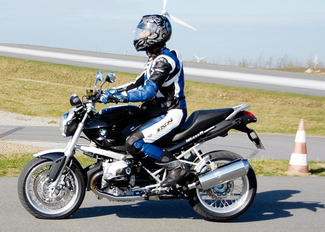 BMW-Wiedereinsteiger-Training - Bremsübung