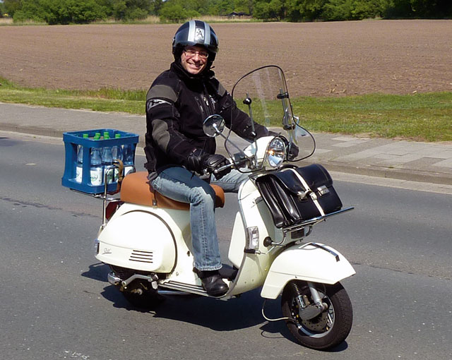 LML Star Deluxe 125 mit Gepäck