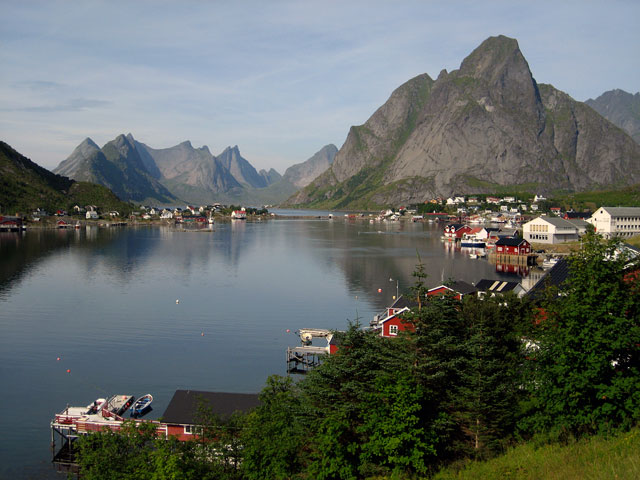 Motorradreise Norwegen / Lofoten Reine