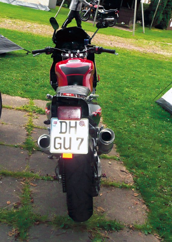 Yamaha TRX 850 geschrottet