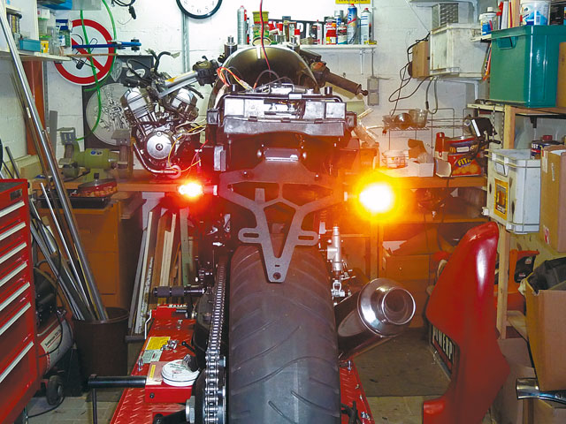 Blaze-Blinker in Betrieb