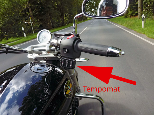 Victory Crossroads Tempomat