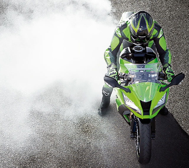 Kawasaki ZX-10R Burnout