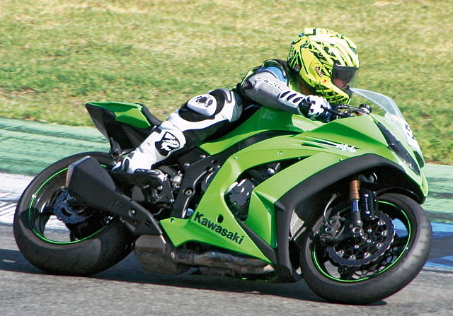 Kawasaki ZX-10R Rennstrecke