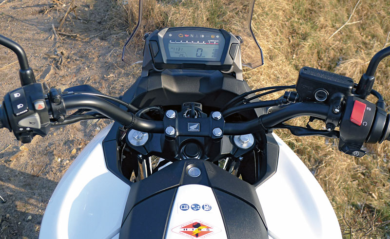 Honda NC 700 X Cockpit