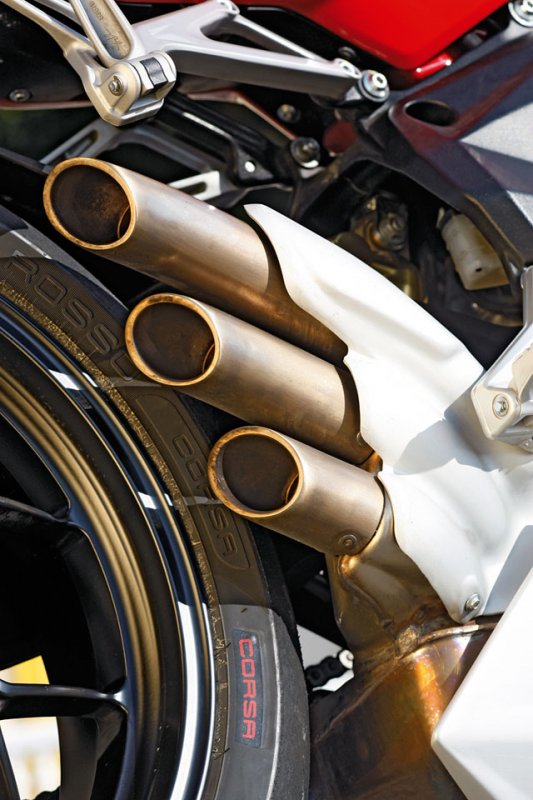 MV Agusta F3 675 Modell 2012 Auspuff