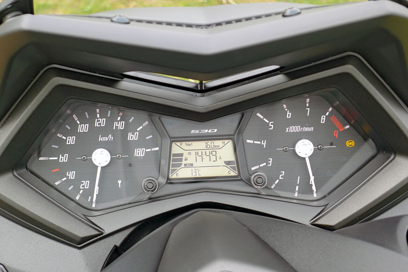 Yamaha TMax ABS Modell 2012 Cockpit