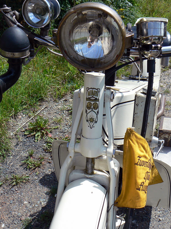 Vorderrad Tonnenfeder - Mars A20 - die weiße Mars