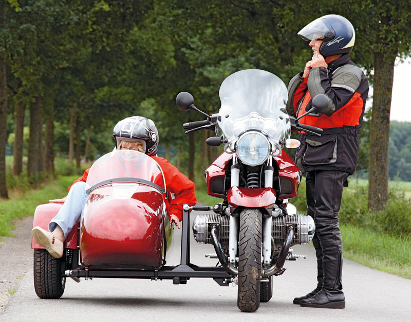 Alles einsteigen... TripTeq Fox BMW R 1150 R Gespann