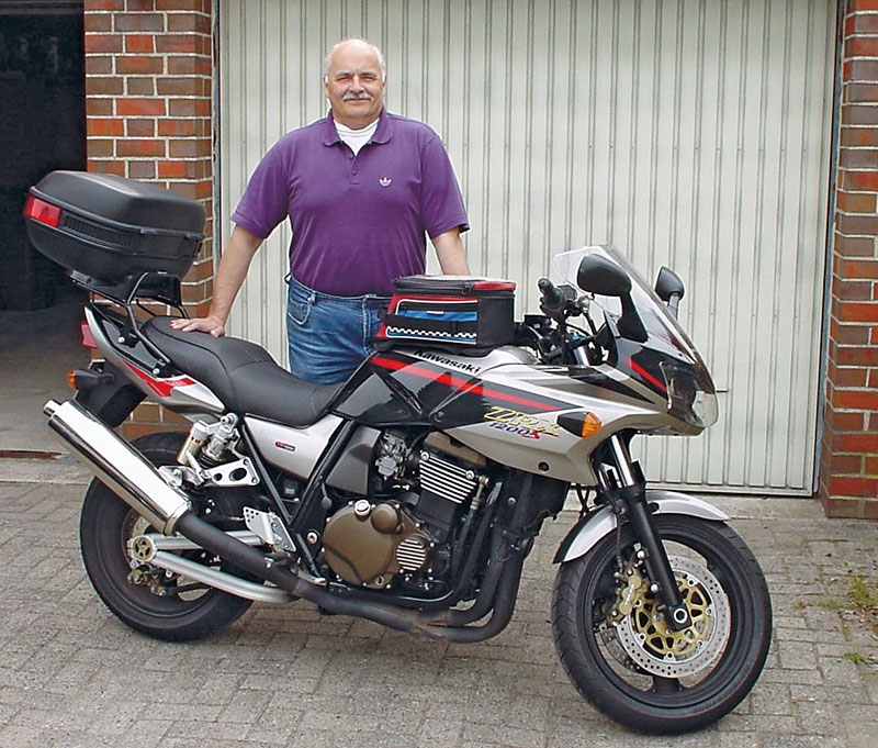 Peter und seine Kawasaki ZRX 1200 S