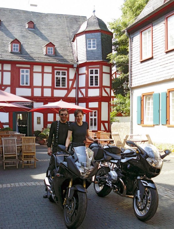 BMW-R1200S auf-Tour