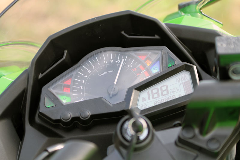 Kawasaki Ninja 300 Cockpit