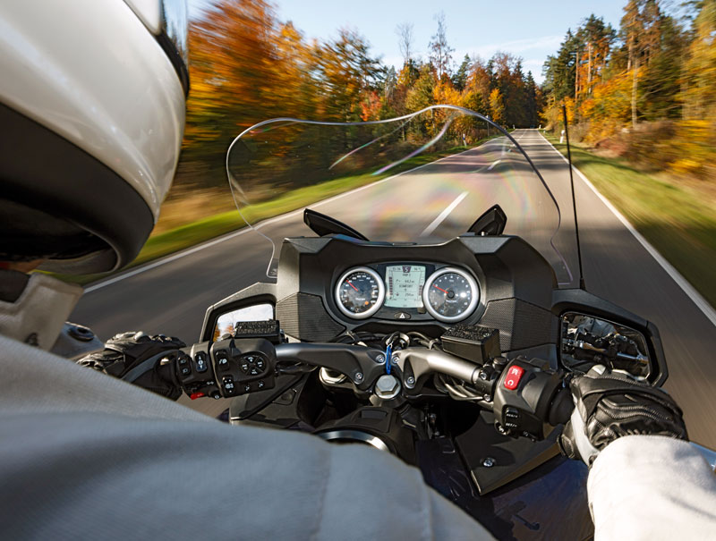 Triumph Trophy 2013 Cockpit