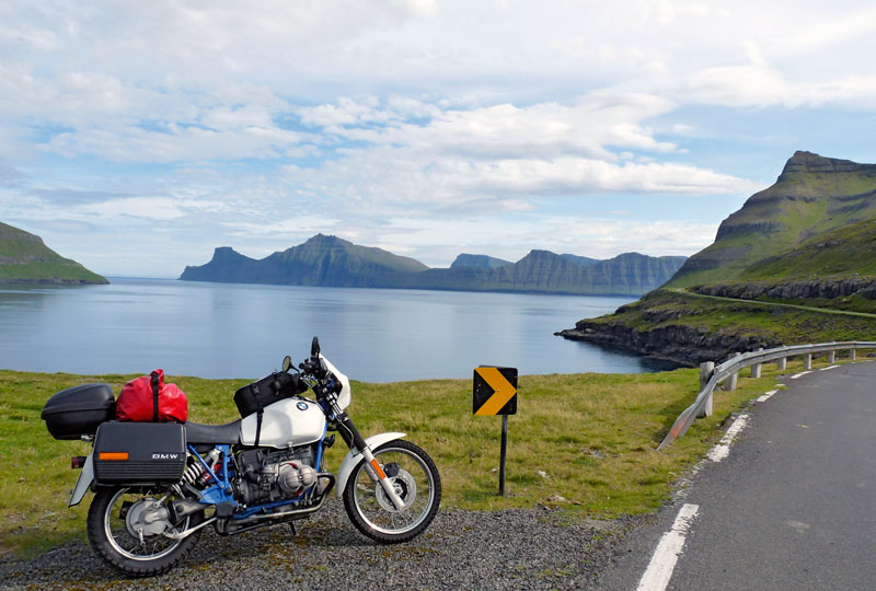 Motorradreise Island
