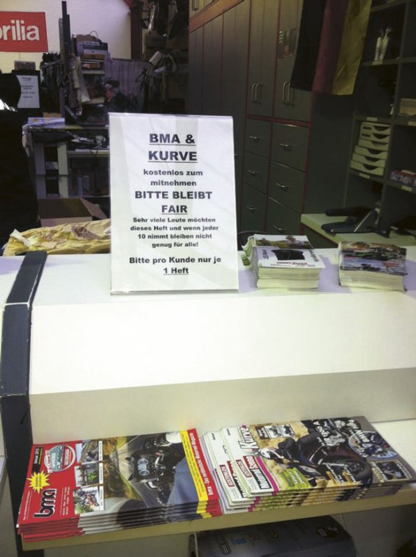 nur ein Heft, bitte...