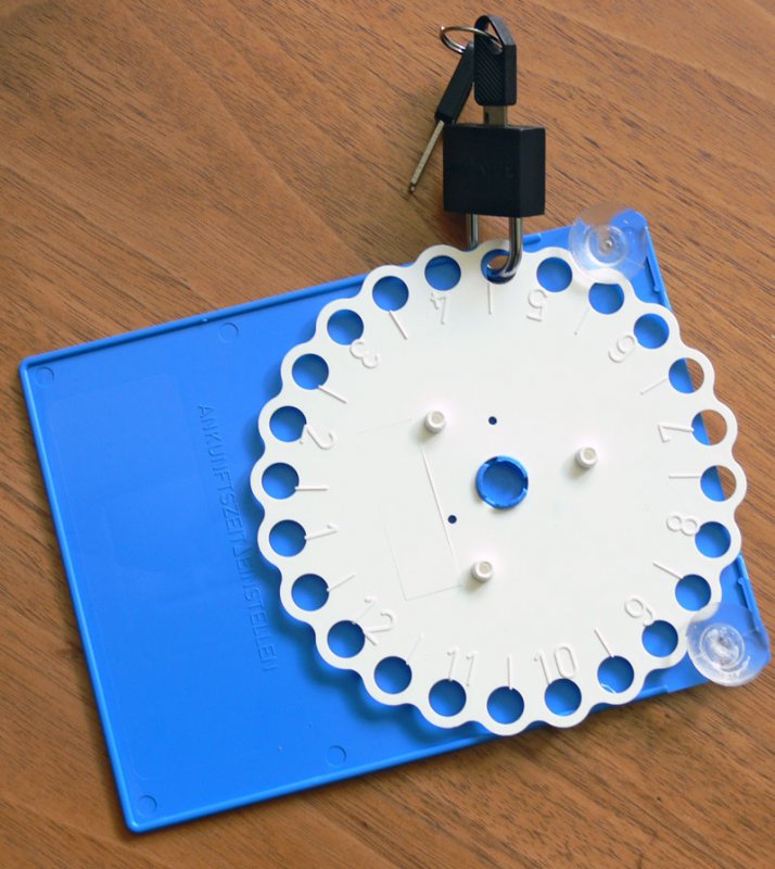 Motorrad-Parkscheibe hinten