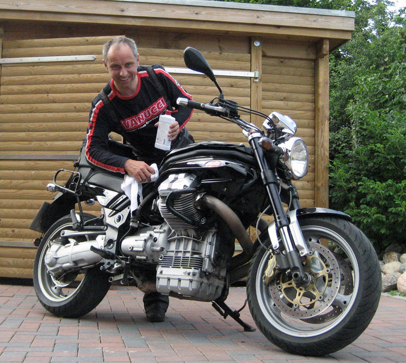 Moto Guzzi Griso - putzen bei 79711 km