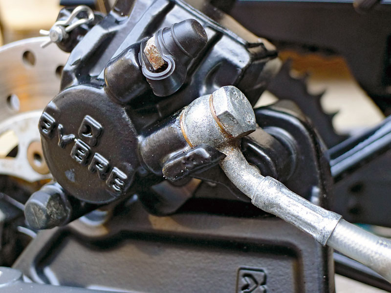 Gammel an der Bremsanlage