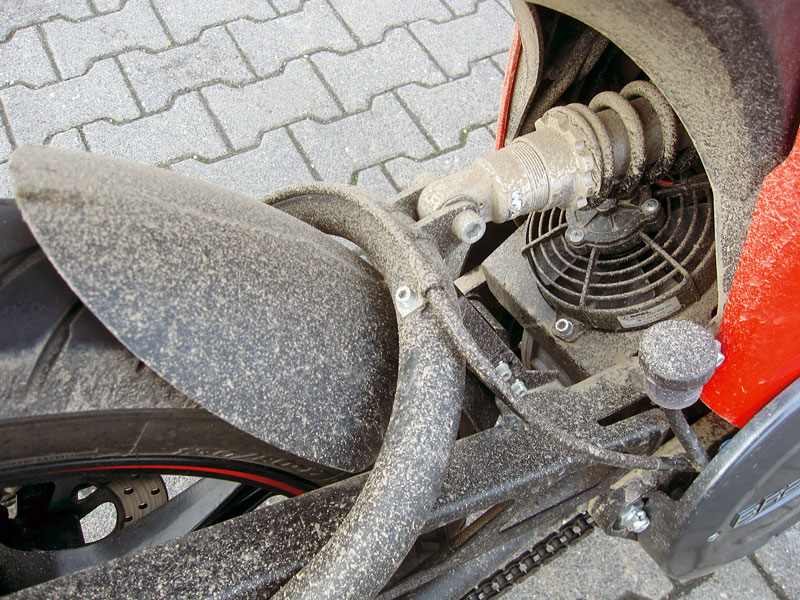 Vollgedreckter Luefter